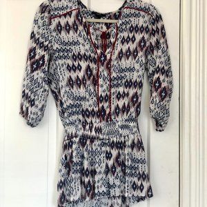 Forever 21 Peasant Blouse/Tunic (Size S)